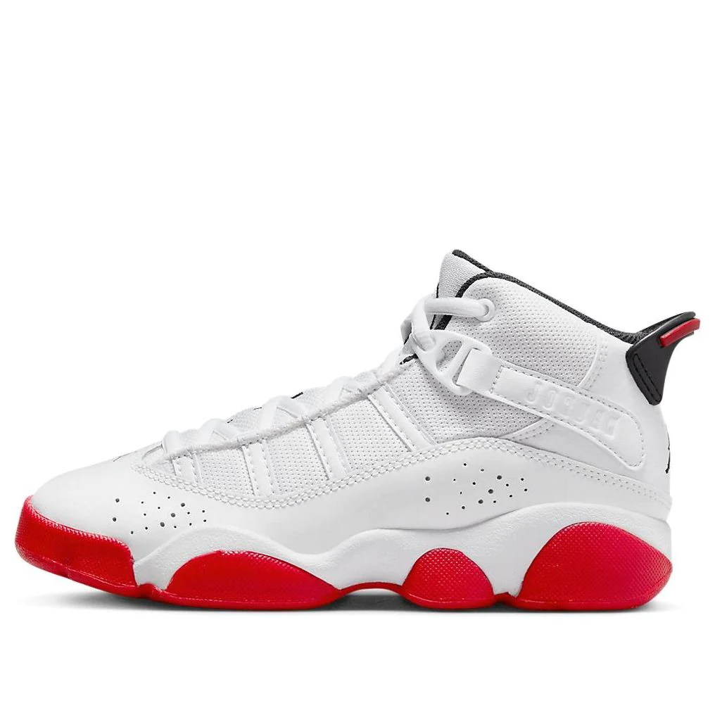 (PS) Air Jordan 6 Rings 'White University Red' 323432-160