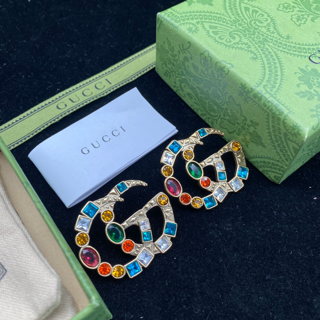 Vintage Collection - Vintage Collection - Colored Diamond Atmosphere Earrings