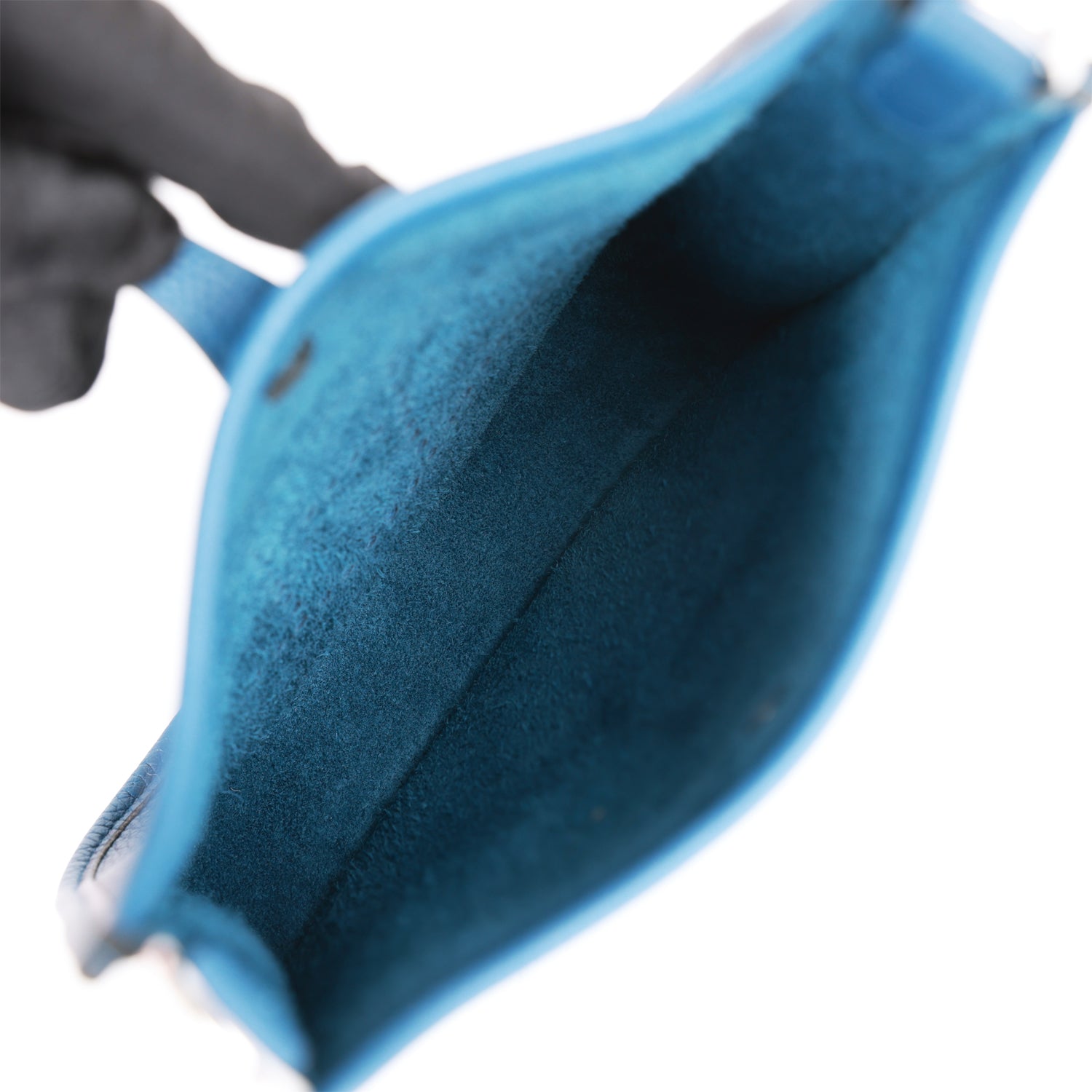 Hermès Evelyne TPM Bag Deep Blue Maurice Palladium Hardware