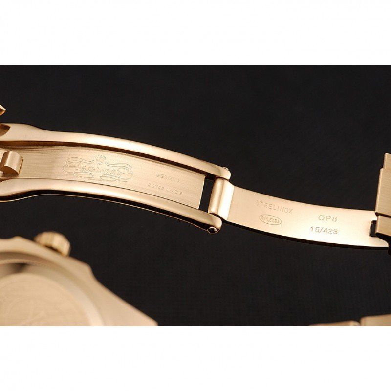 Swiss Rolex Submariner Skull Limited Edition Black Dial Gold Case And Bracelet 1454071