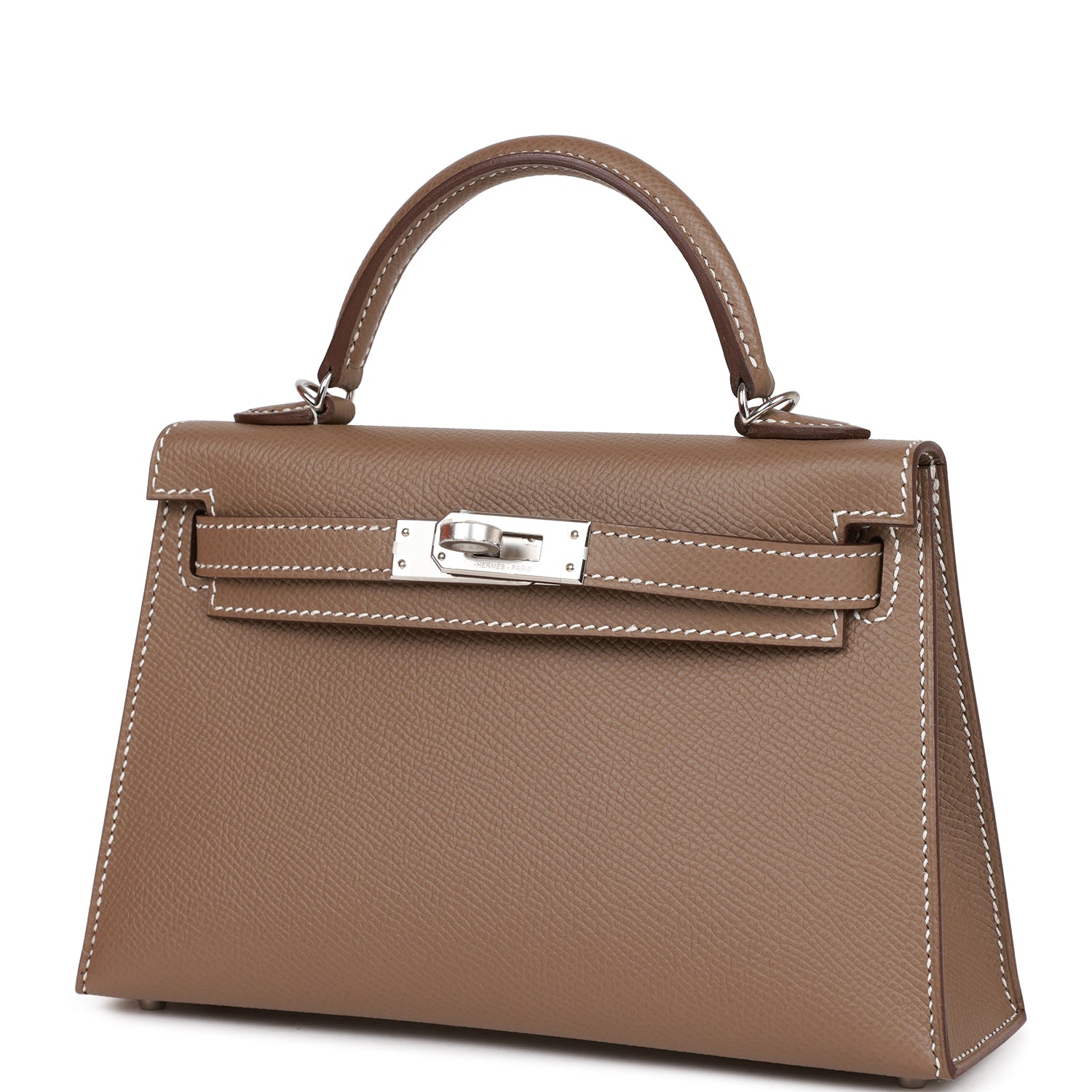 Hermès Kelly Sellier 20 Etoupe Epsom Palladium Hardware