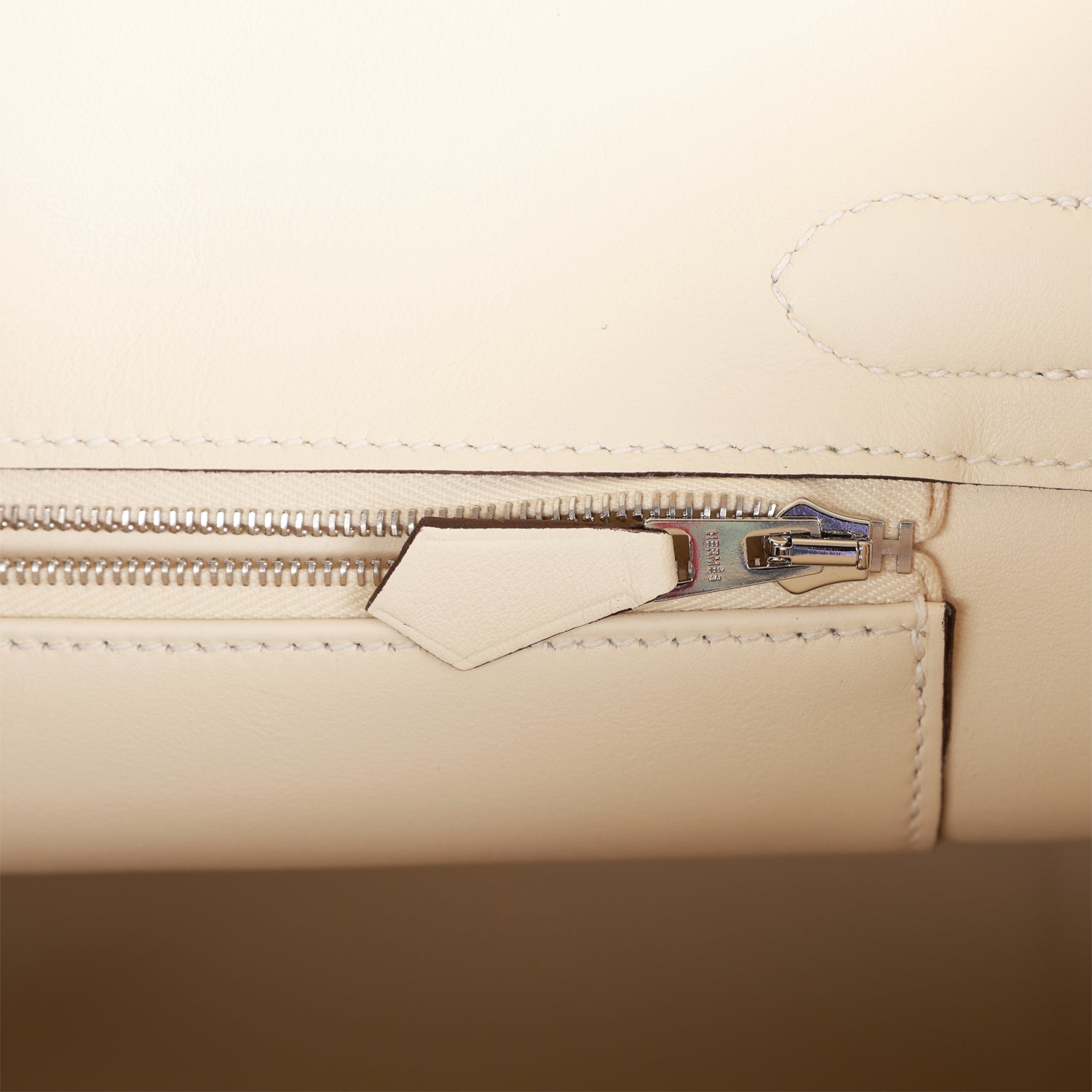 Hermès Birkin 30 Glycine Grizzly and Nata Swift Palladium Hardware