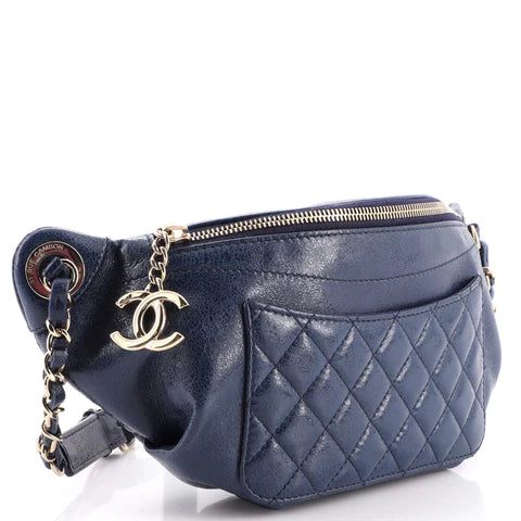 Bi Classic Waist Bag Quilted Lambskin