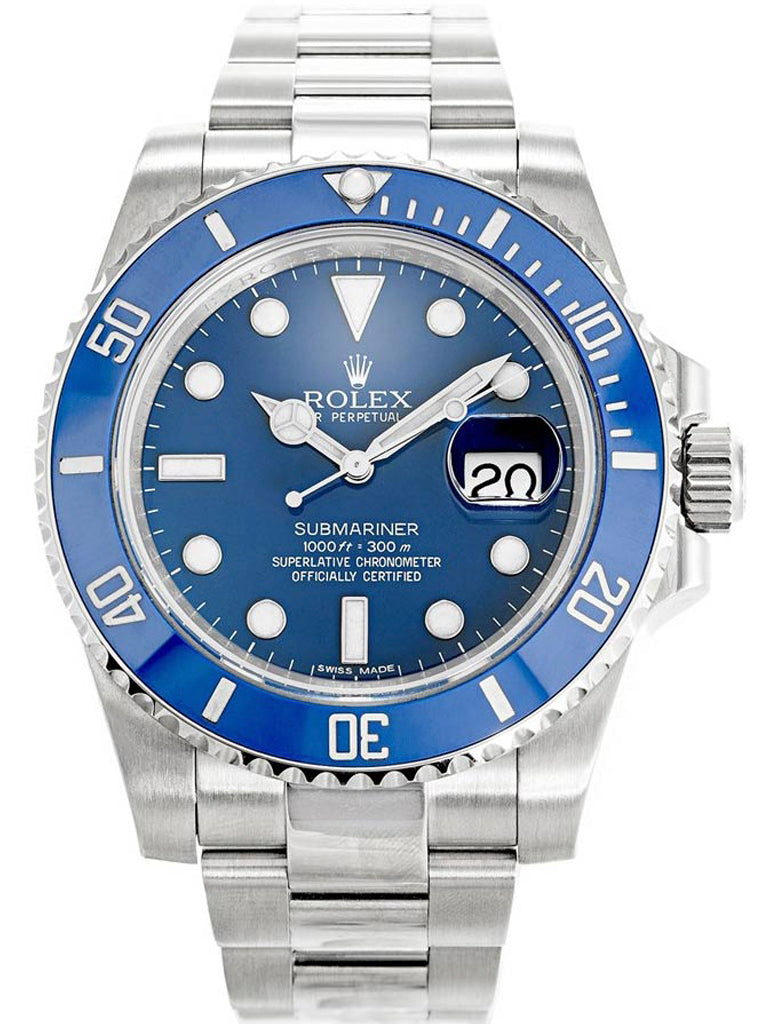 Replica Rolex Submariner 40mm Blue Dial 116619LB Smurf
