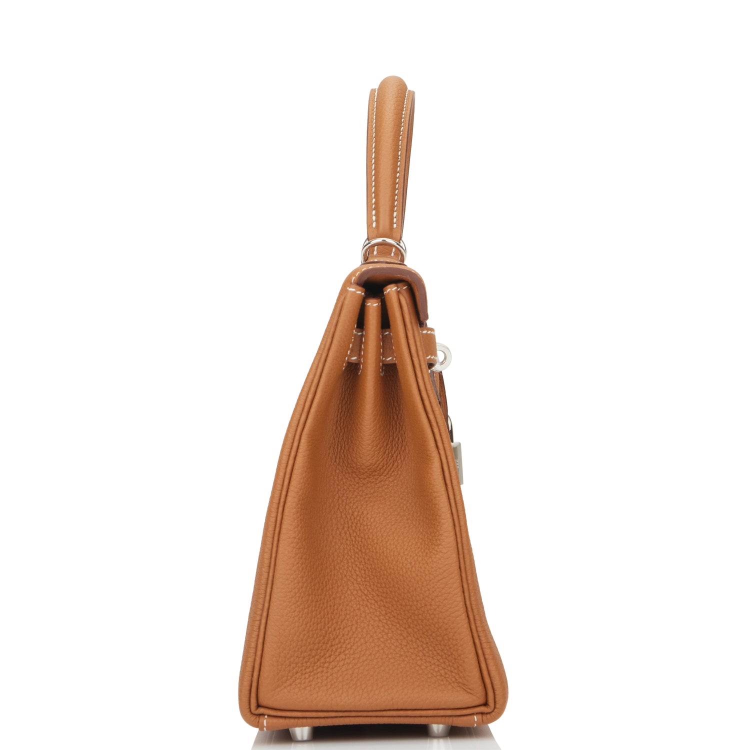 Hermès Kelly Retourne 25 Gold Togo Palladium Hardware