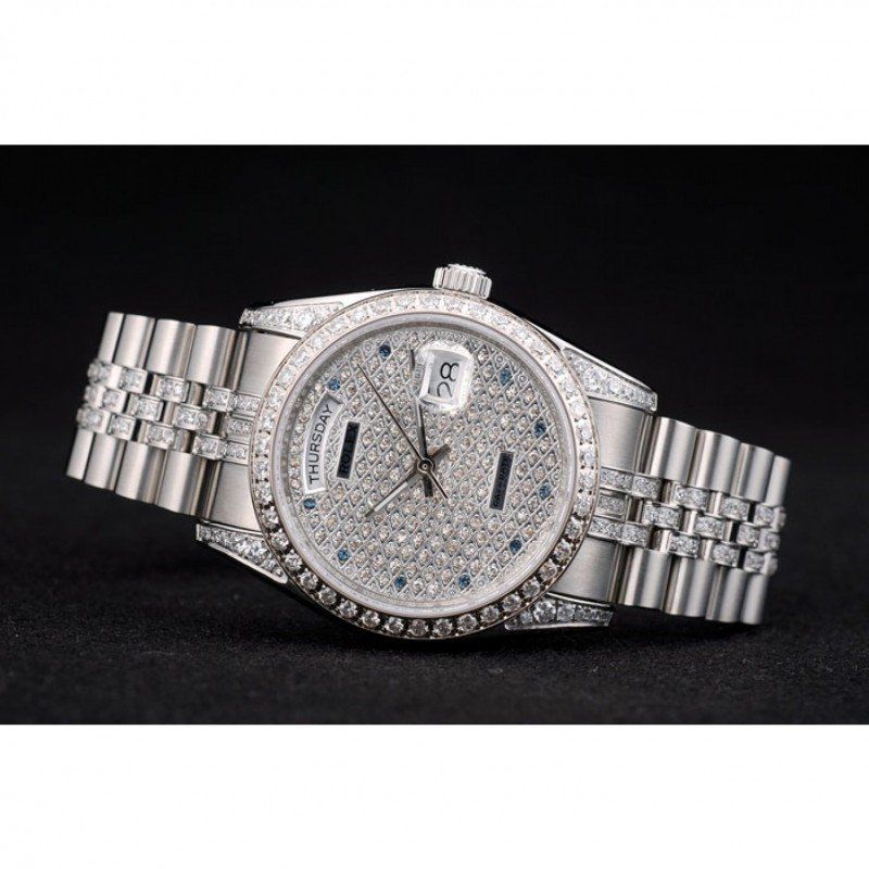 Replica Rolex Day-Date 36mm Diamond Dial 41985