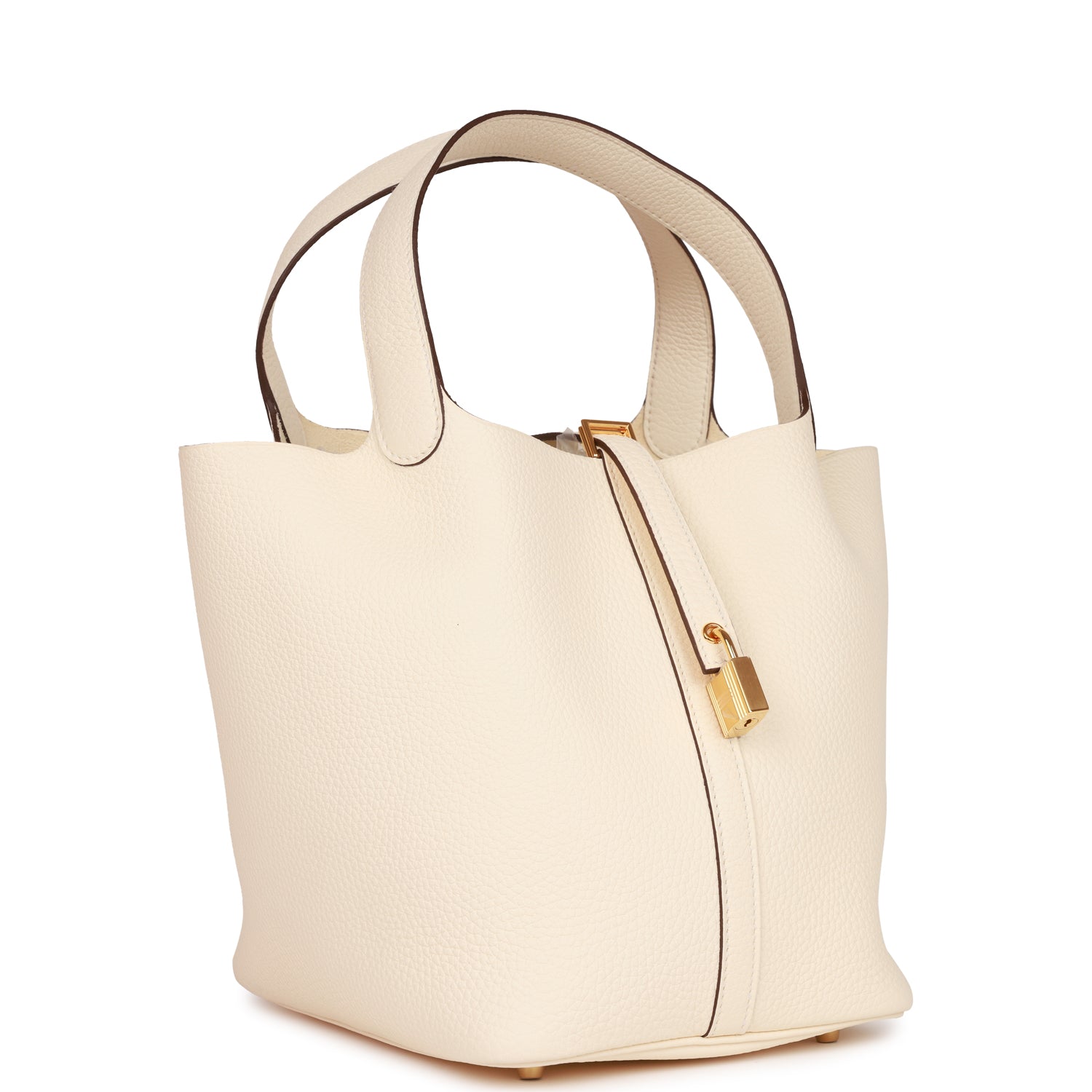 Hermès Picotin Lock 22 Nata Clemence Gold Hardware