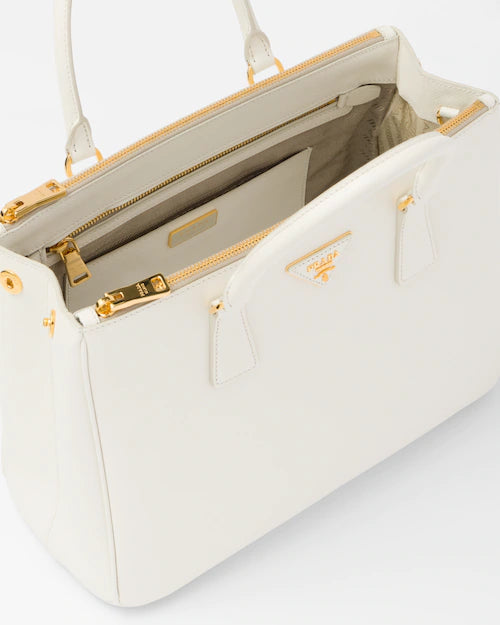 Prada Large Galleria Saffiano leather bag - White