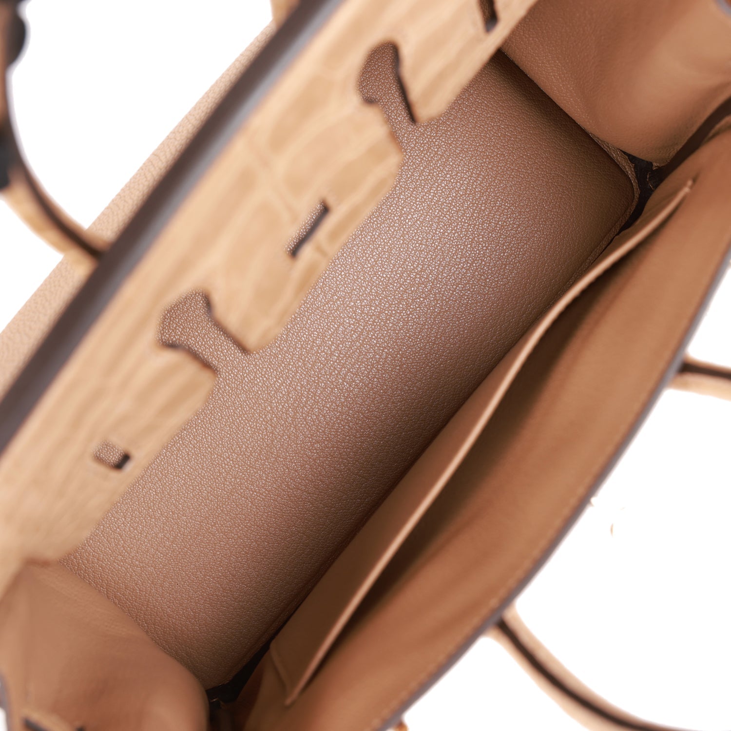 Hermès Birkin 25 Chai Matte Alligator and Togo Touch Permabrass Hardware