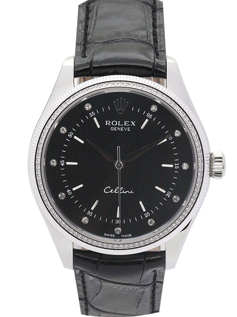 Replica Rolex Cellini 39.5mm Black Dial 5310