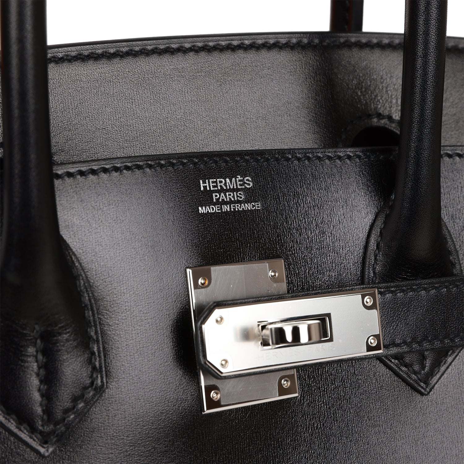 Hermès Birkin Sellier 30 Black Box Palladium Hardware