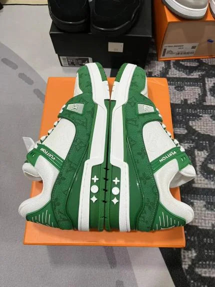 Trainer Sneaker 1A9JHX Green Denim