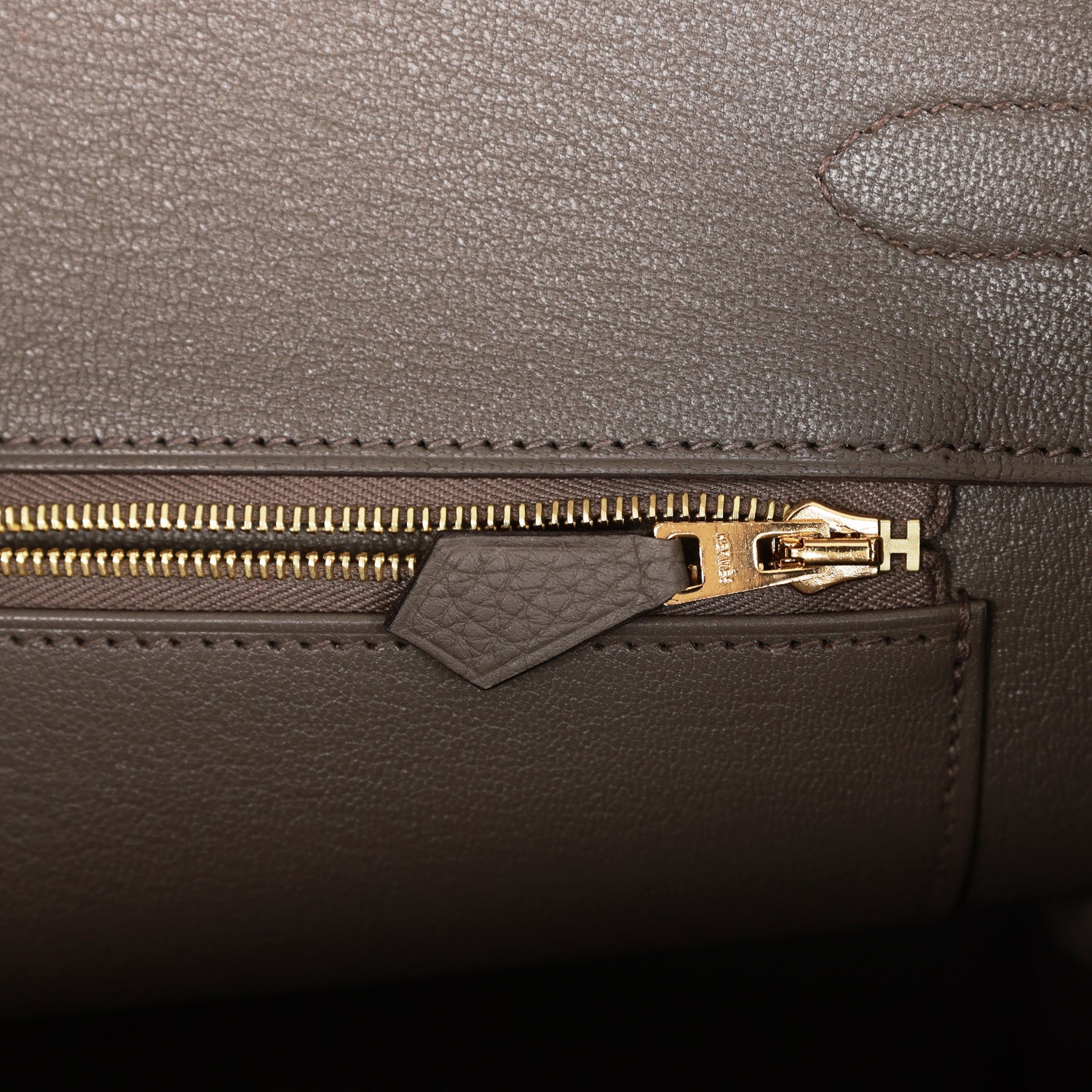Hermès Birkin 35 Gris Etain Togo Gold Hardware
