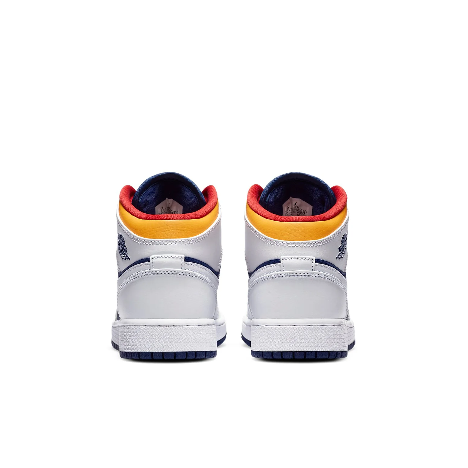 (GS) Air Jordan 1 Mid 'White Deep Royal Blue' 554725-131