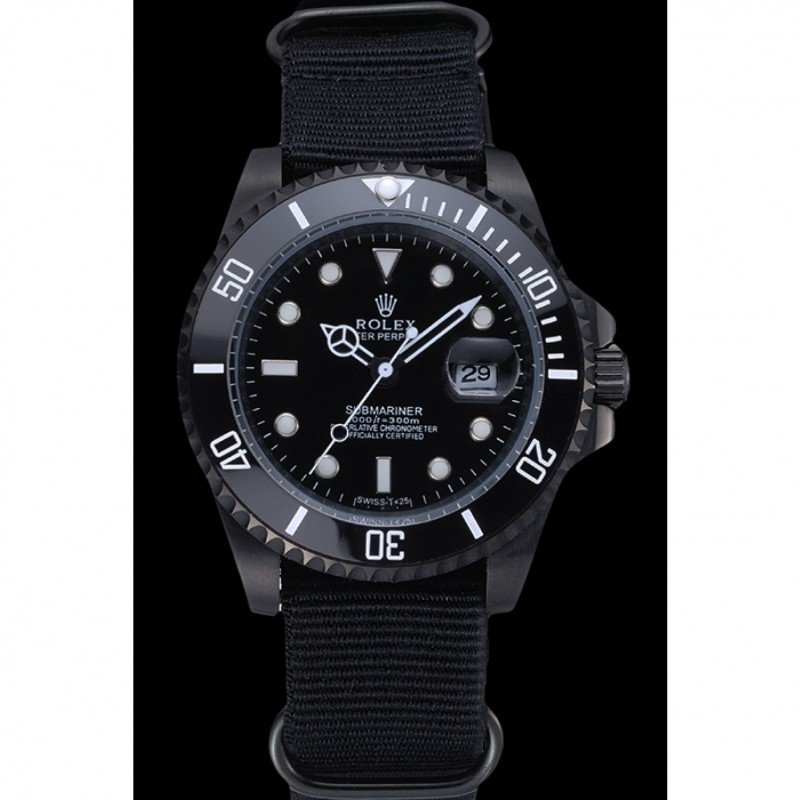 Replica Rolex Submariner 40mm Black Dial 622006