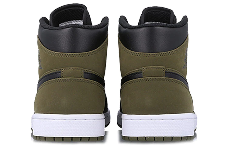 Air Jordan 1 Mid 'Olive Canvas' 554724-301