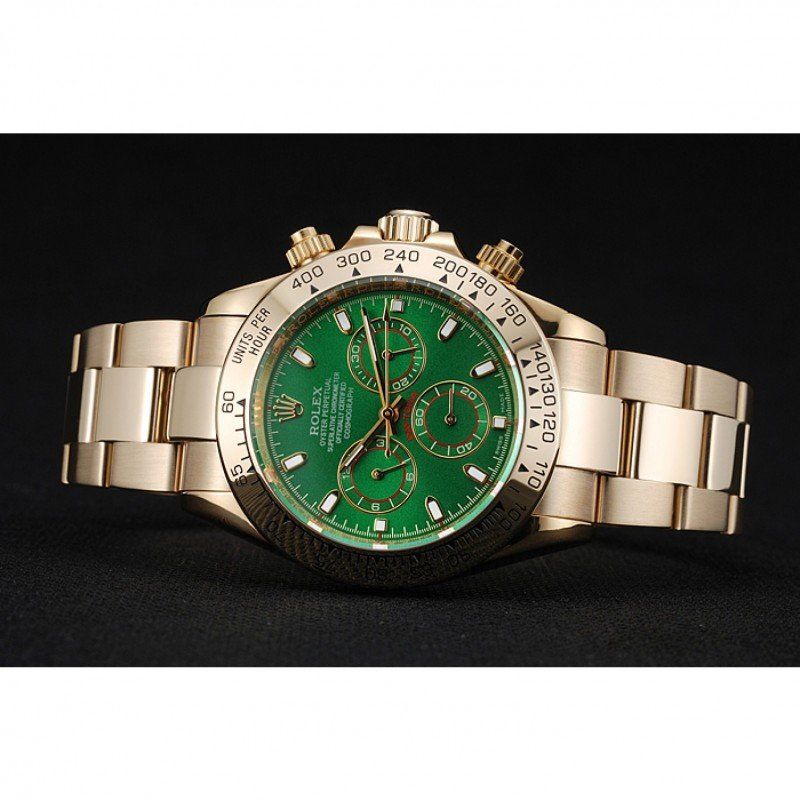 Replica Rolex Daytona 39mm Green Dial 1454244