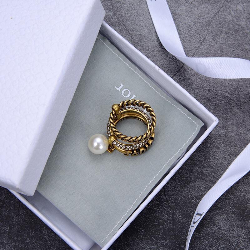 New Pearl Multi-Level Ring