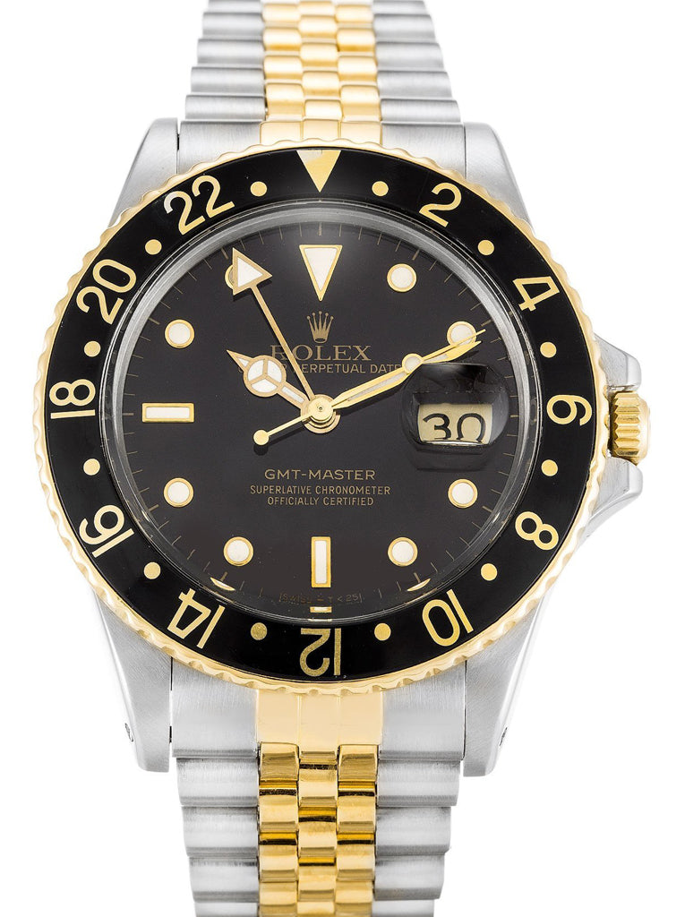 Replica Rolex GMT-Master 38mm Black Dial 16753