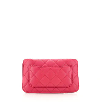 Chanel Foldable Tote Bag with Chain Quilted Caviar with Printed Nylon