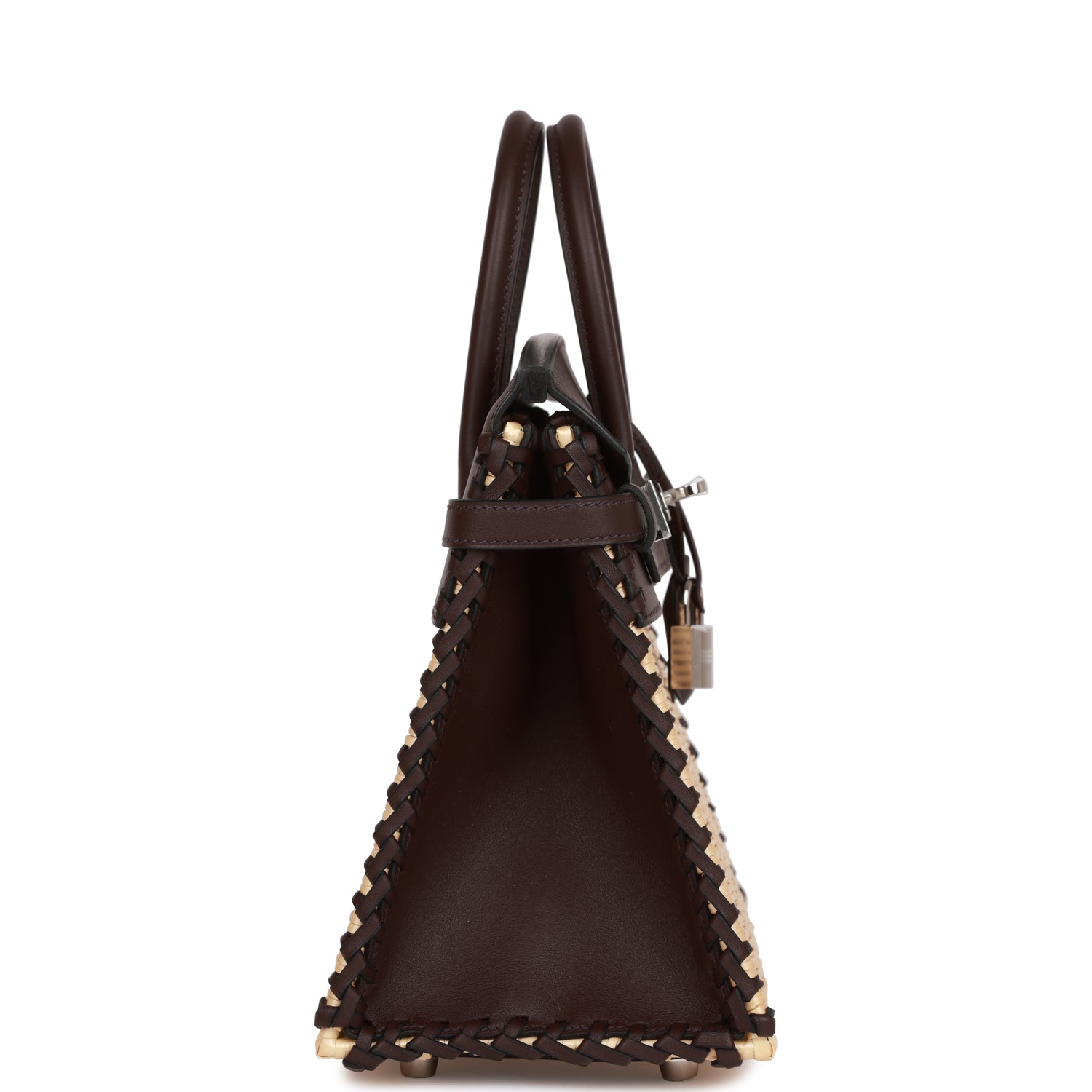 Hermès Picnic Sellier Birkin 25 Rouge Sellier Swift Palladium Hardware