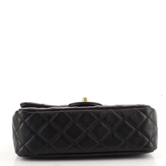 Pearl Crush Flap Bag Quilted Lambskin Mini