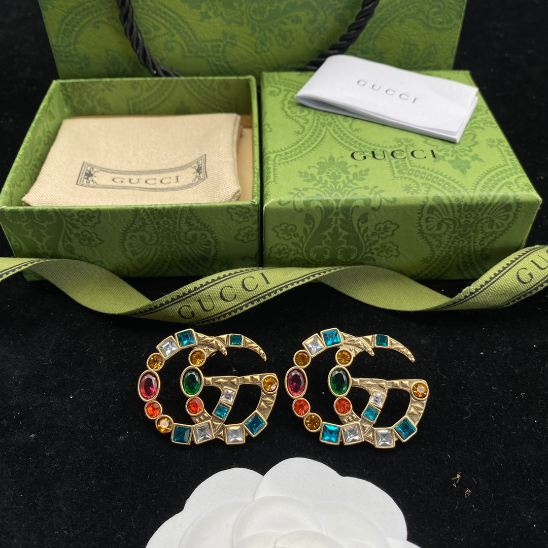 Vintage Collection - Vintage Collection - Colored Diamond Atmosphere Earrings