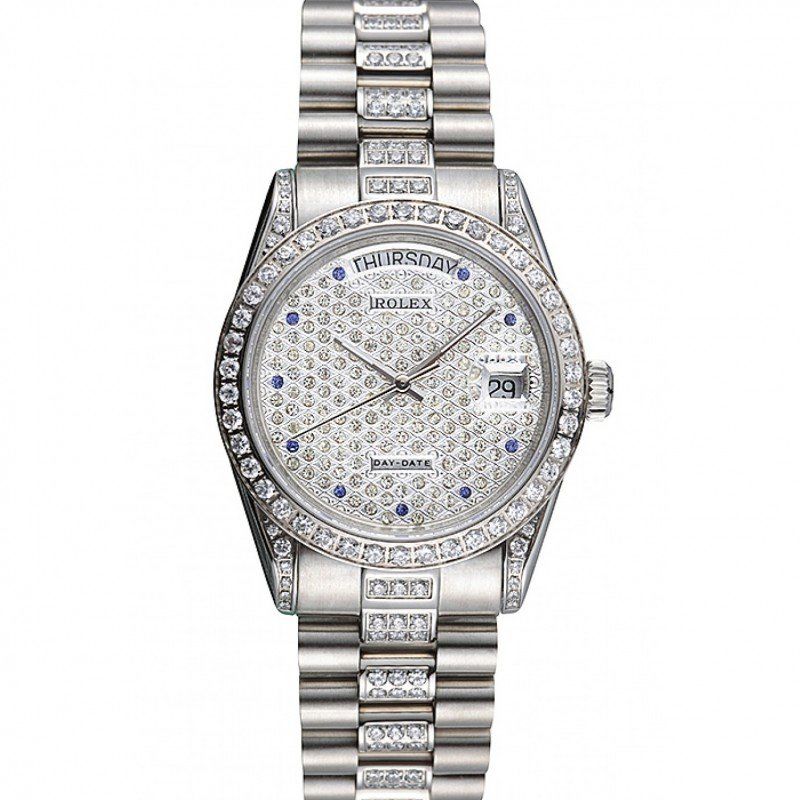 Swiss Rolex Day-Date Diamonds-SRL182 621612