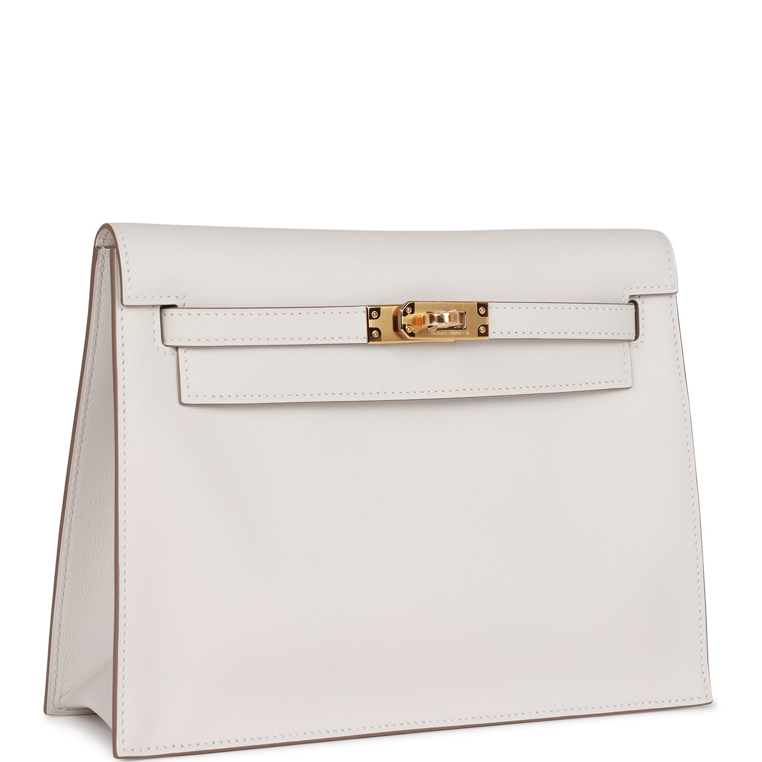 Hermès Kelly Danse Gris Perle Swift Gold Hardware