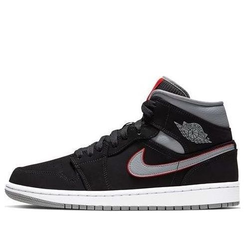Air Jordan 1 Mid 'Black Grey' 554724-060