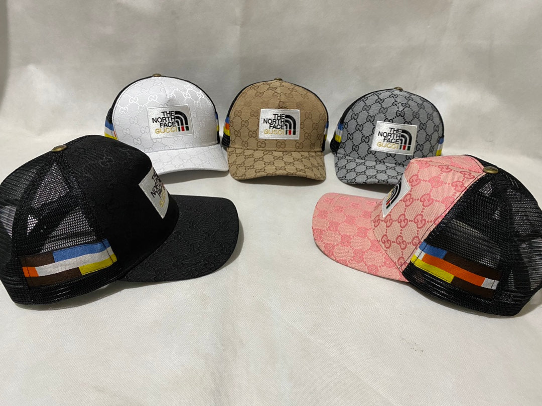 Fashion printed hollow baseball cap