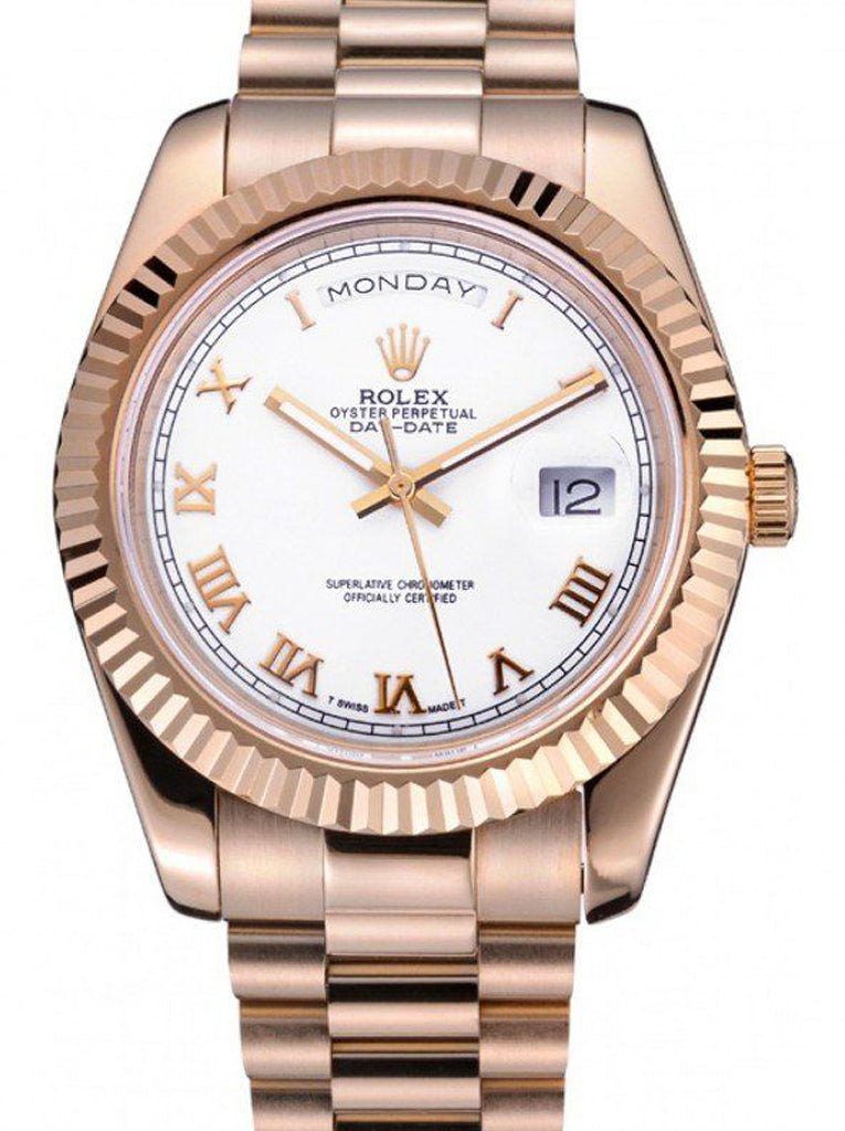 Replica Rolex Day-Date 41mm White Dial 622546
