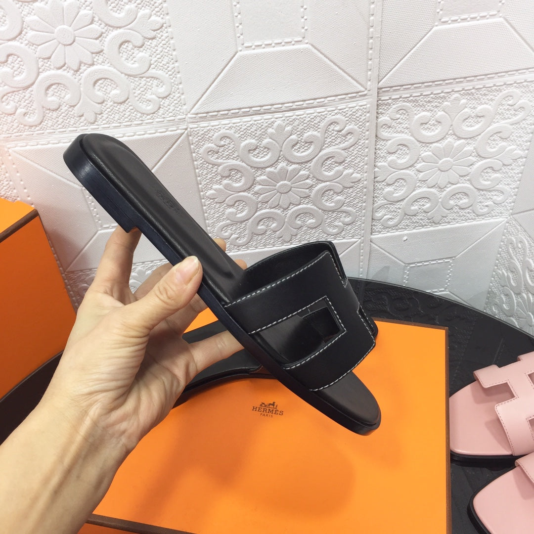 5 colors Classic handmade cowhide slippers