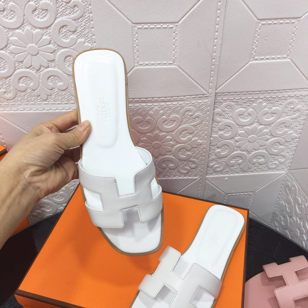 5 colors Classic handmade cowhide slippers