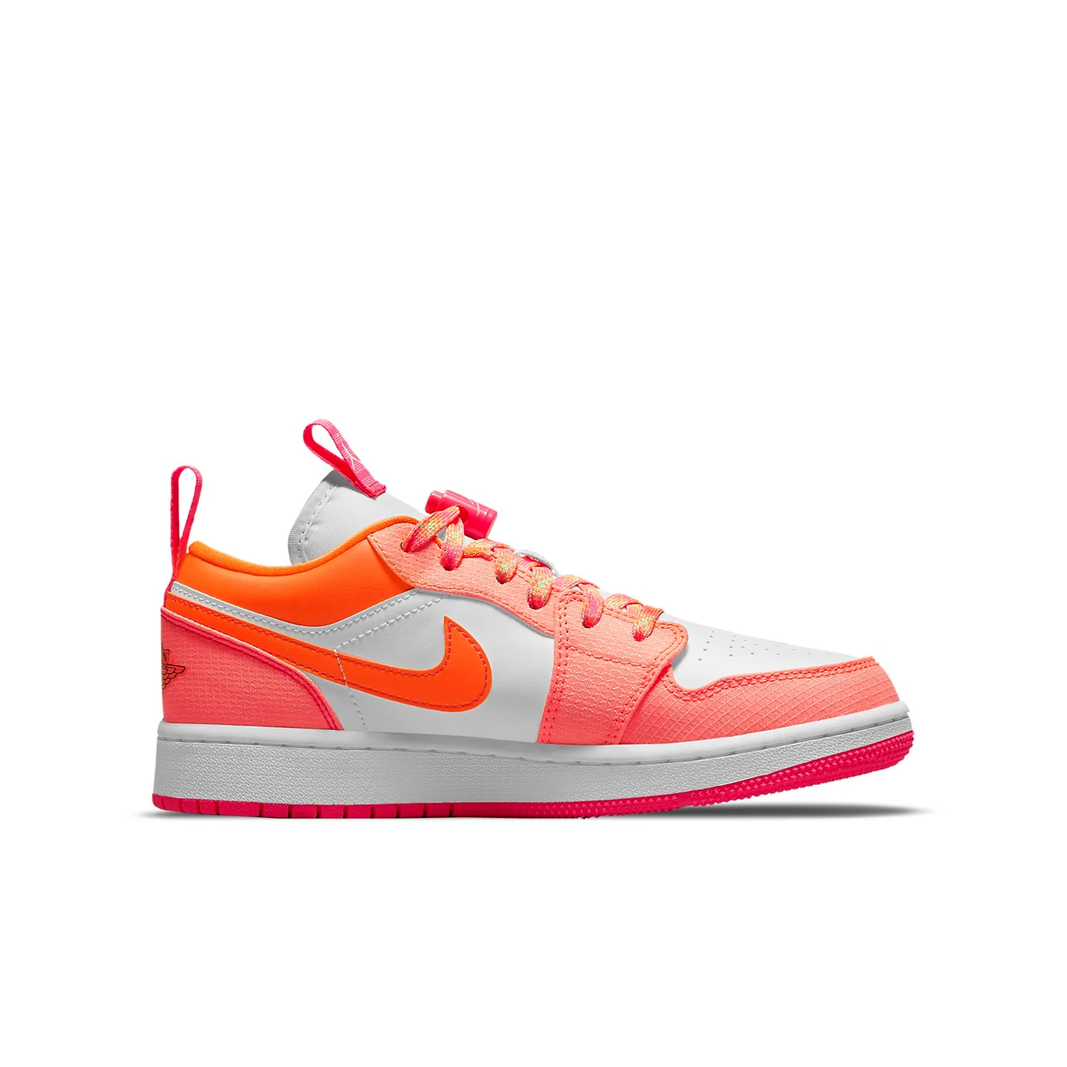 (GS) Air Jordan 1 Low Utility 'Crimson Pulse' DJ0530-801