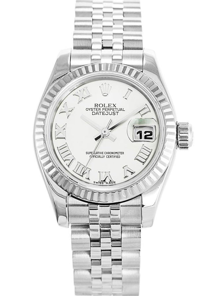 Replica Rolex Datejust 26mm White Dial 179174
