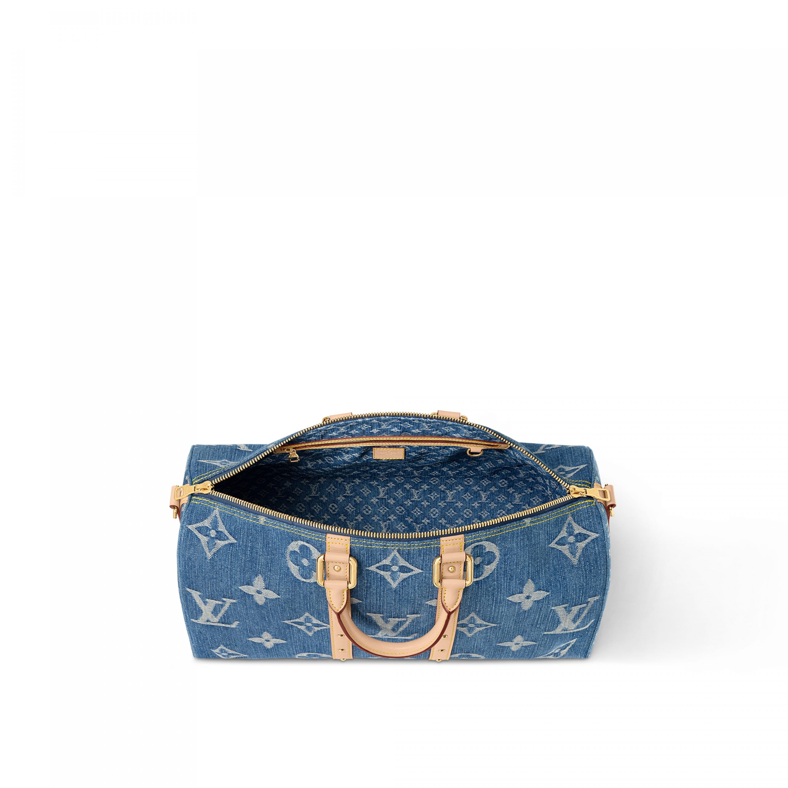 Louis Vuitton M24315 Keepall Bandoulière 45 Denim Blue