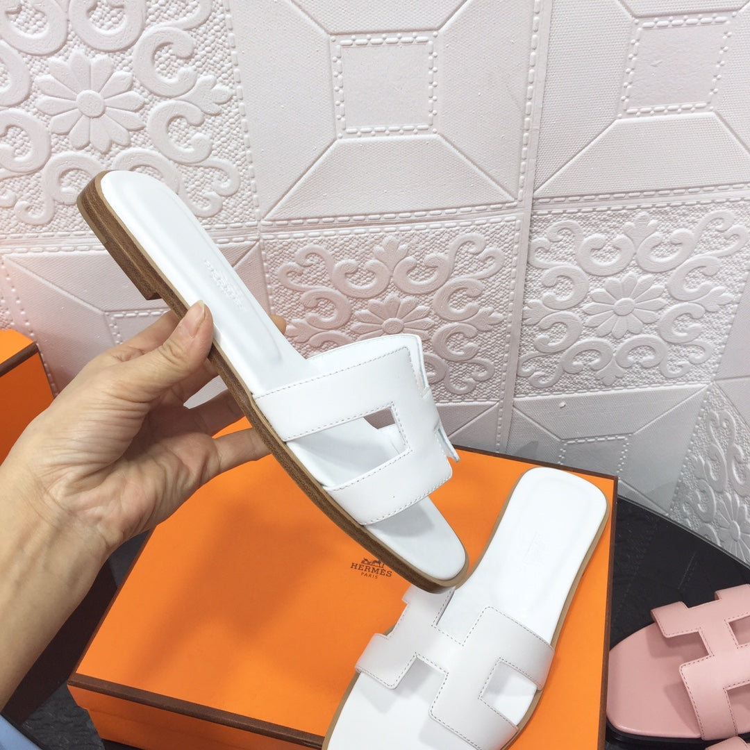 5 colors Classic handmade cowhide slippers