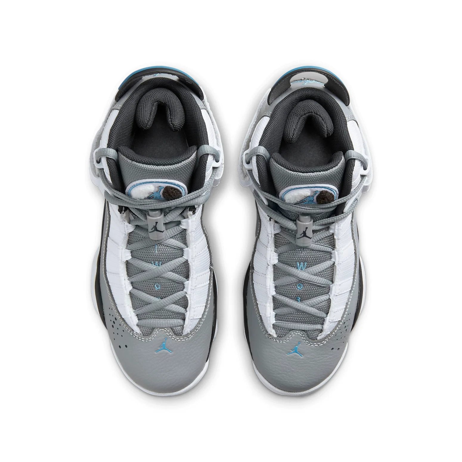 (GS) Air Jordan 6 Rings 'White Particle Grey' 323419-110