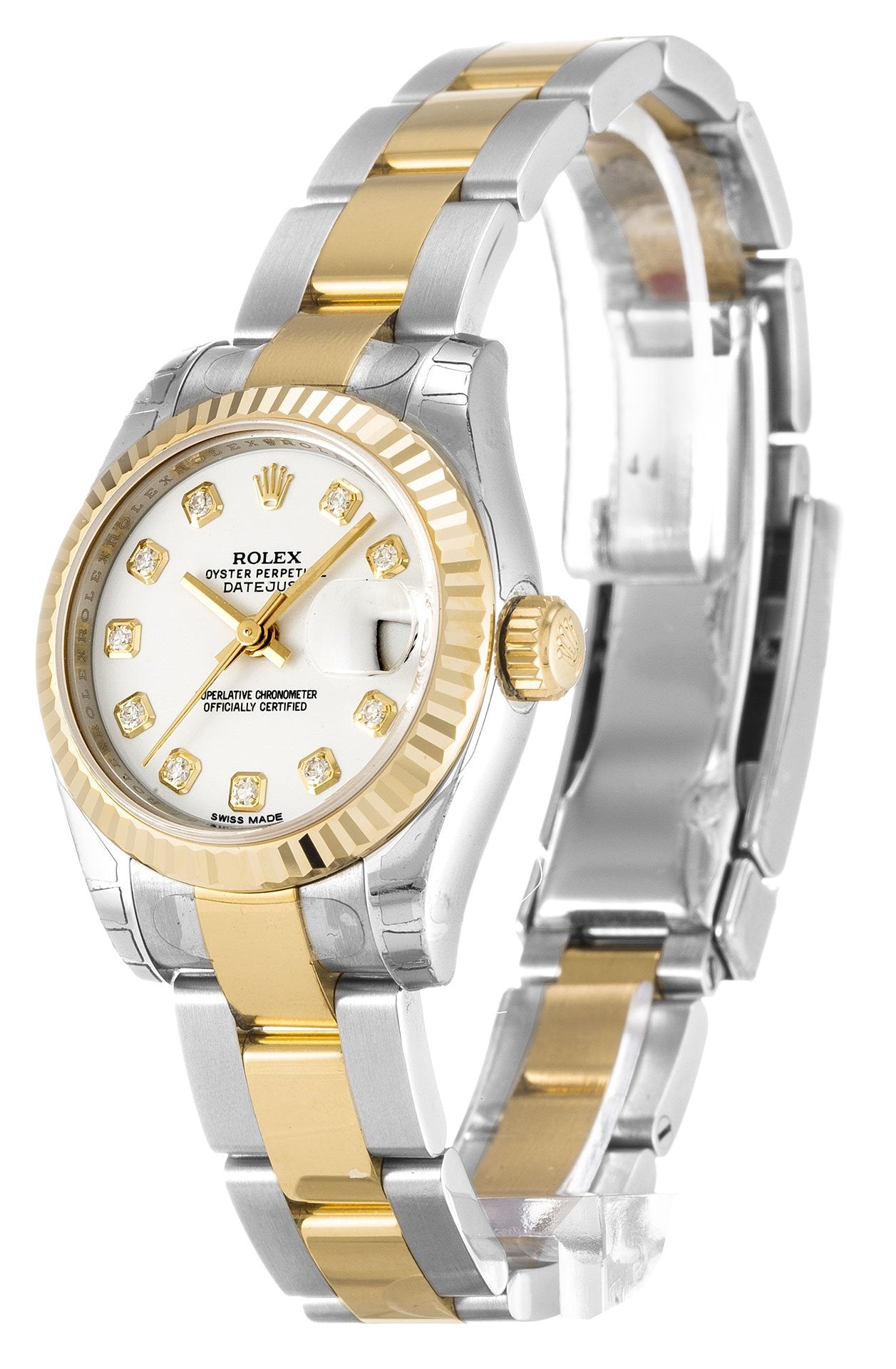 Replica Rolex Lady-Datejust 26mm White Dial 179173