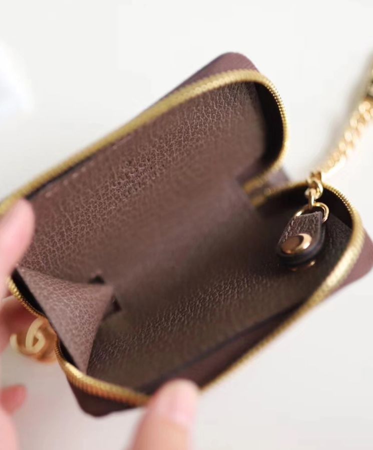 Gucci Ophidia GG key case 523157 Dark Coffee