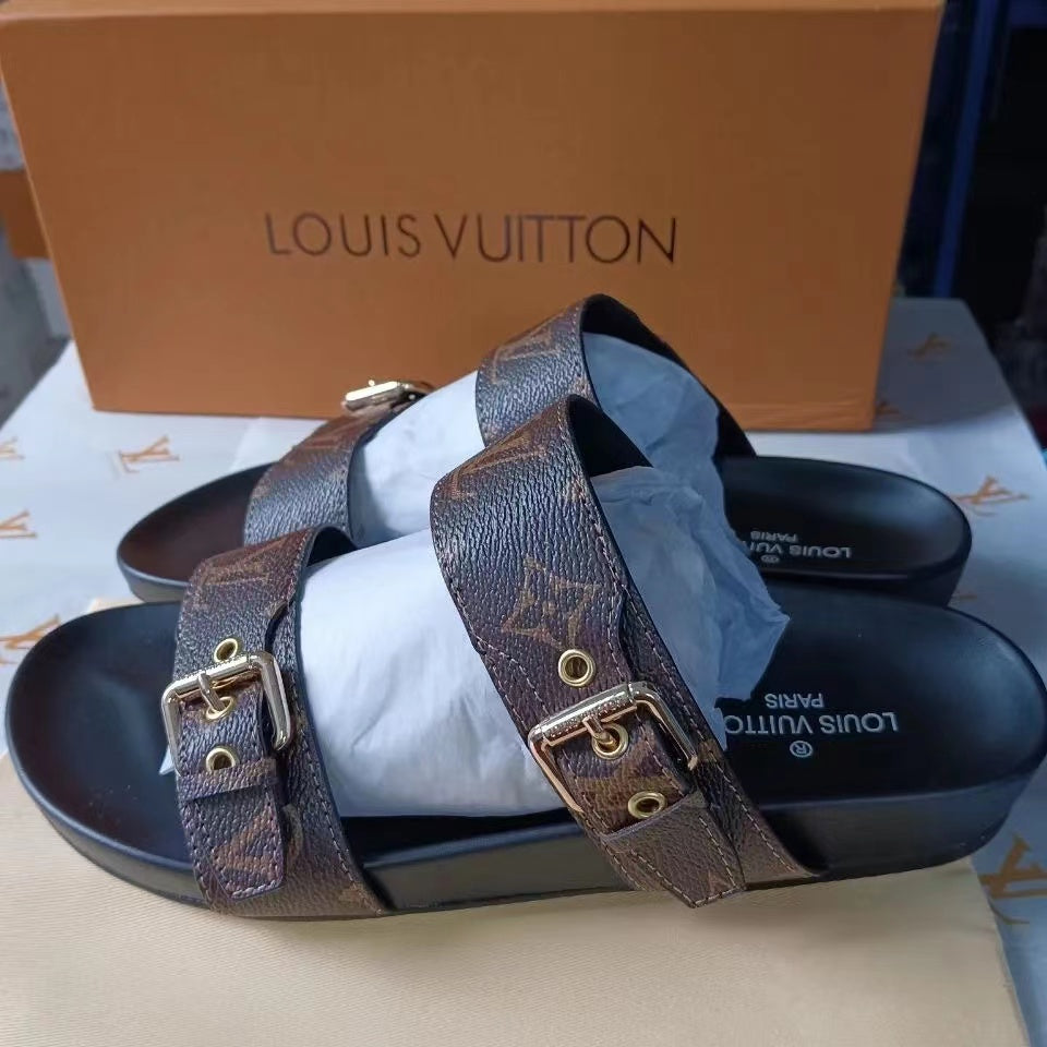 LV SLIDES SANDALS