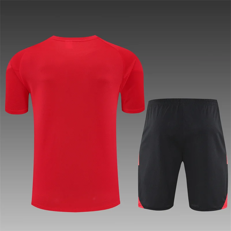 2025/2026 Manchester United Training Wear Set Shirt Kids Size 1:1 Thai Quality