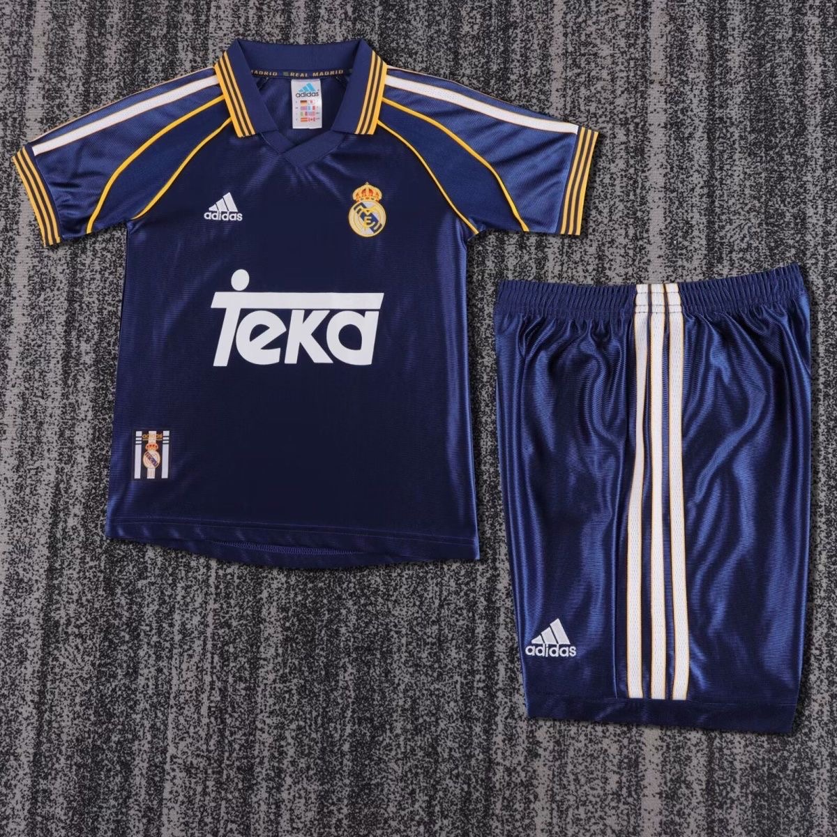 1998/2000 Retro Real Madrid Third AwayFootball Shirt Kids Size 1:1 Thai Quality