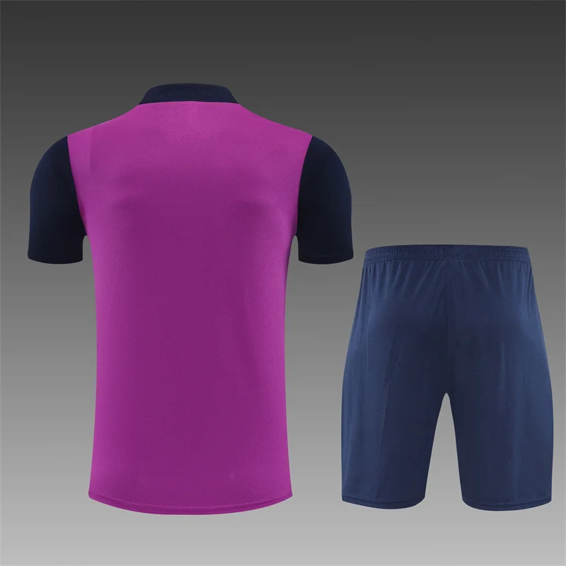 2025/2026 Barcelona Training Wear Purple Set Shirt Kids Size 1:1 Thai Quality