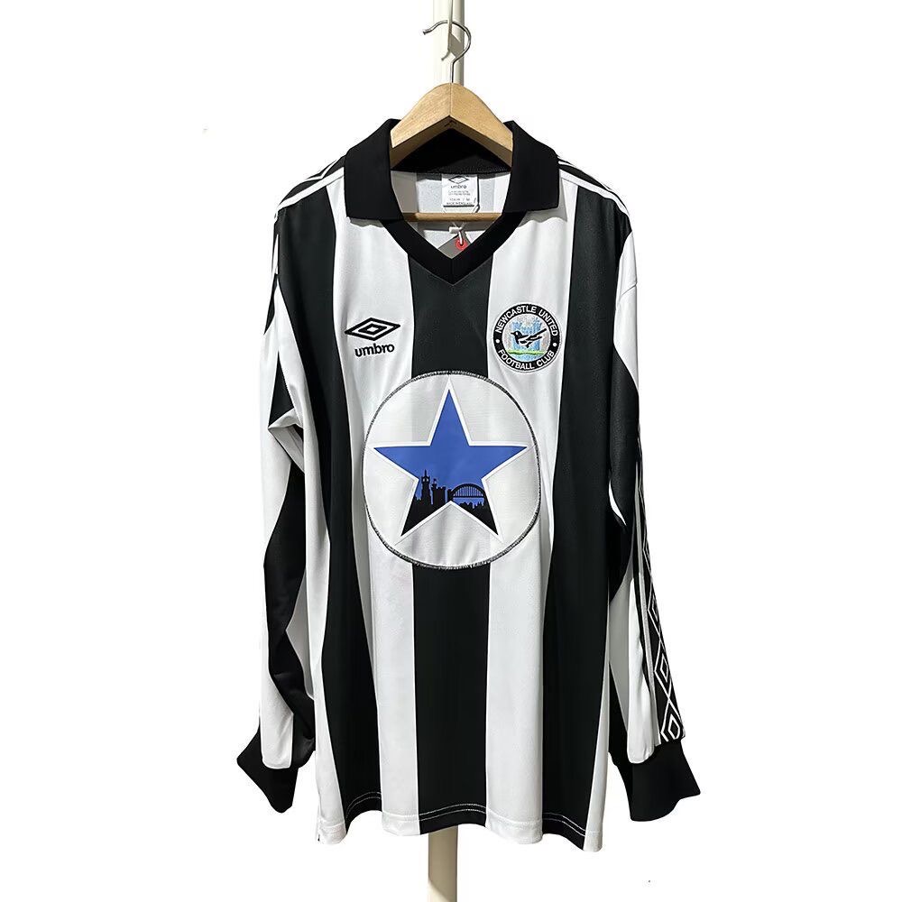 1980/1982 Retro Long Sleeve NewcastleUnited Home Football Shirt 1:1 Thai Qualit