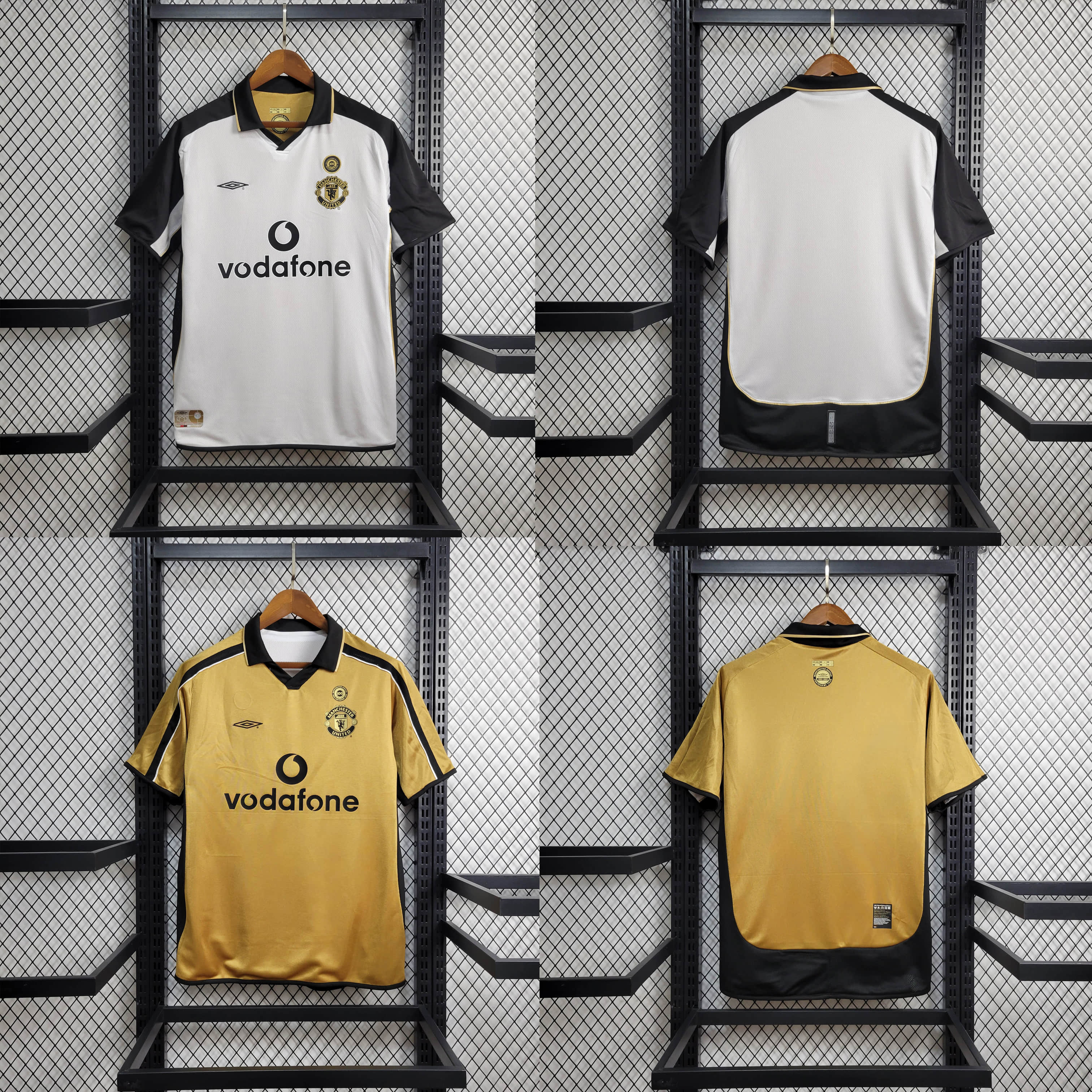 2001/2002 Retro Manchester United Centenary Season Reversible Football Shirt