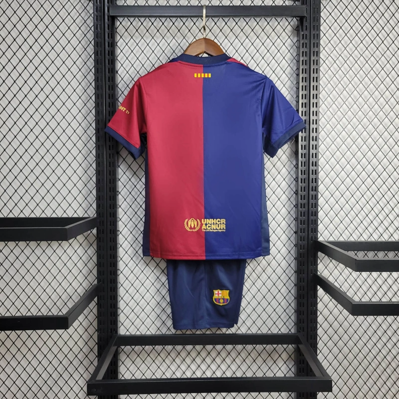 2024/2025 Barcelona Home Limited Edition Football Shirt Kids Size 1:1 Thai Quality