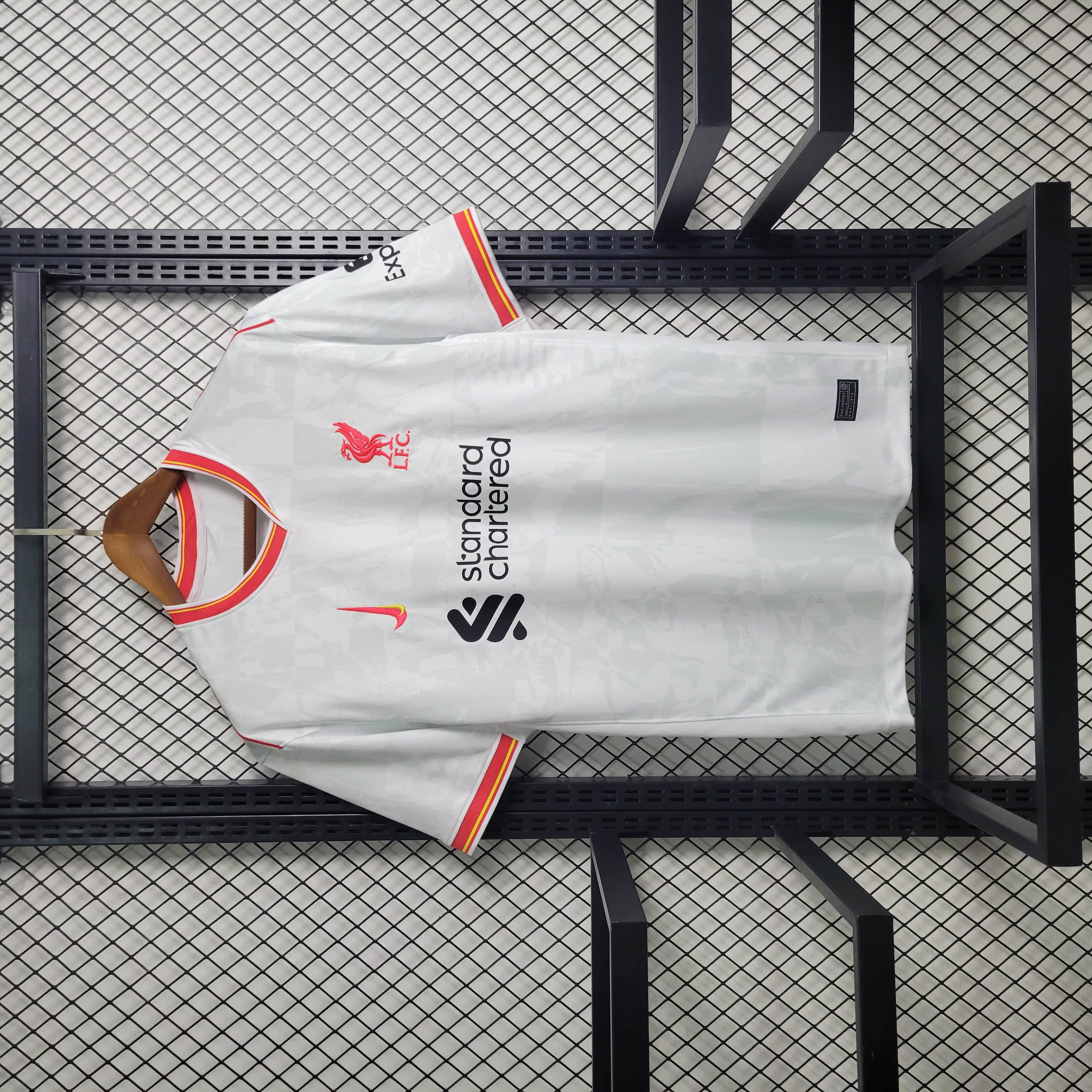 【CHAMPIONS】2024/2025 Liverpool Third Away Gold Custom Football Shirt 1:1 Thai Quality