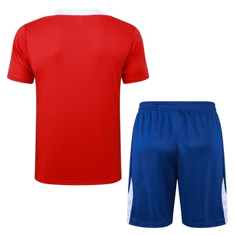 2025/2026 Paris Saint-Germain Training Wear Red Set Shirt Kids Size 1:1 Thai Quality